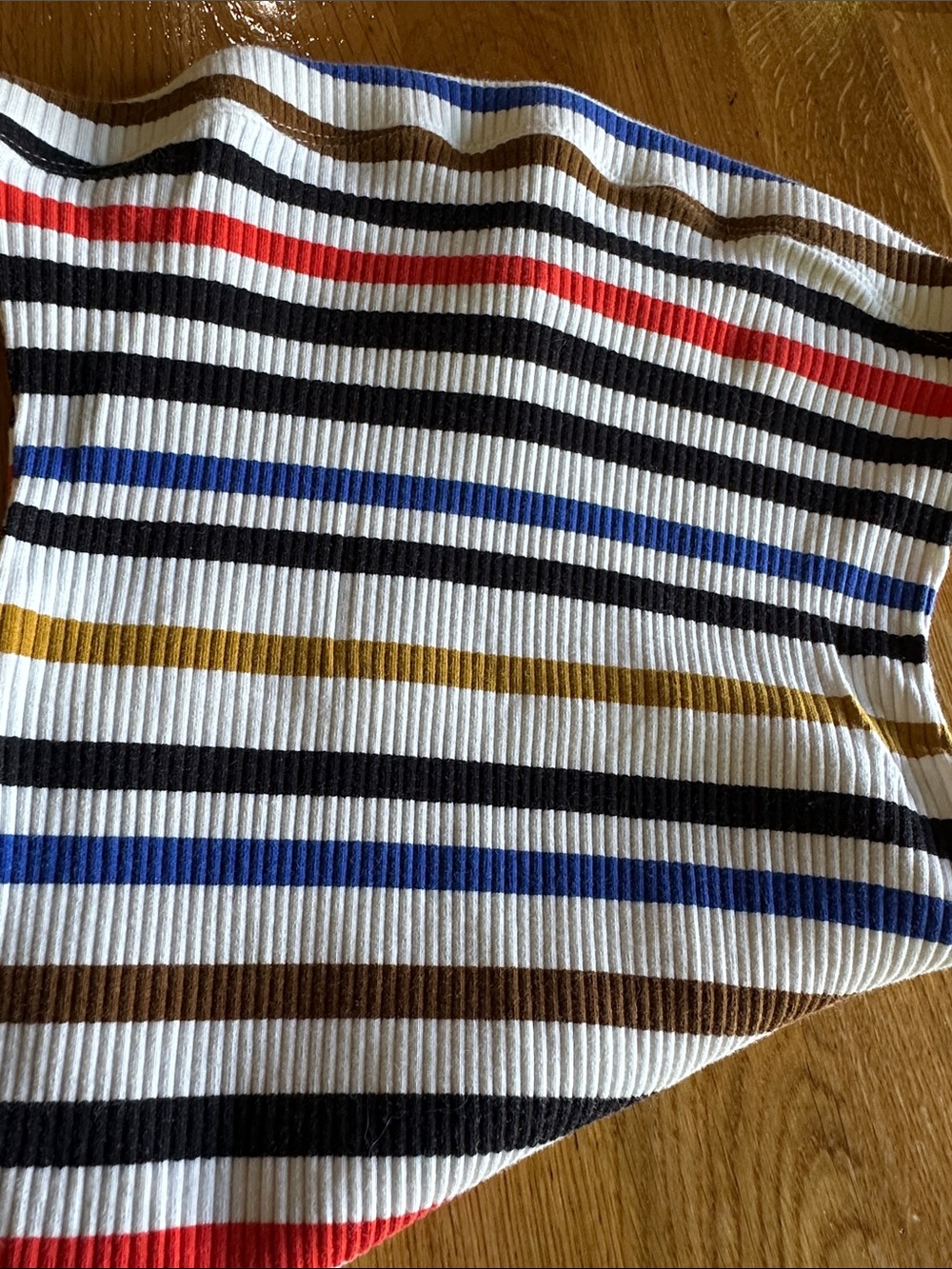Urban Outfitters Striped Ribbed Strapless Bodysuit - Picture 5 of 6
